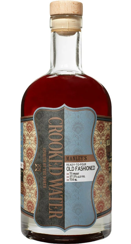 Crooked Water Manley's Bourbon Old Fashioned Cocktail 1 Crooked Water Manley's Bourbon Old Fashioned Cocktail