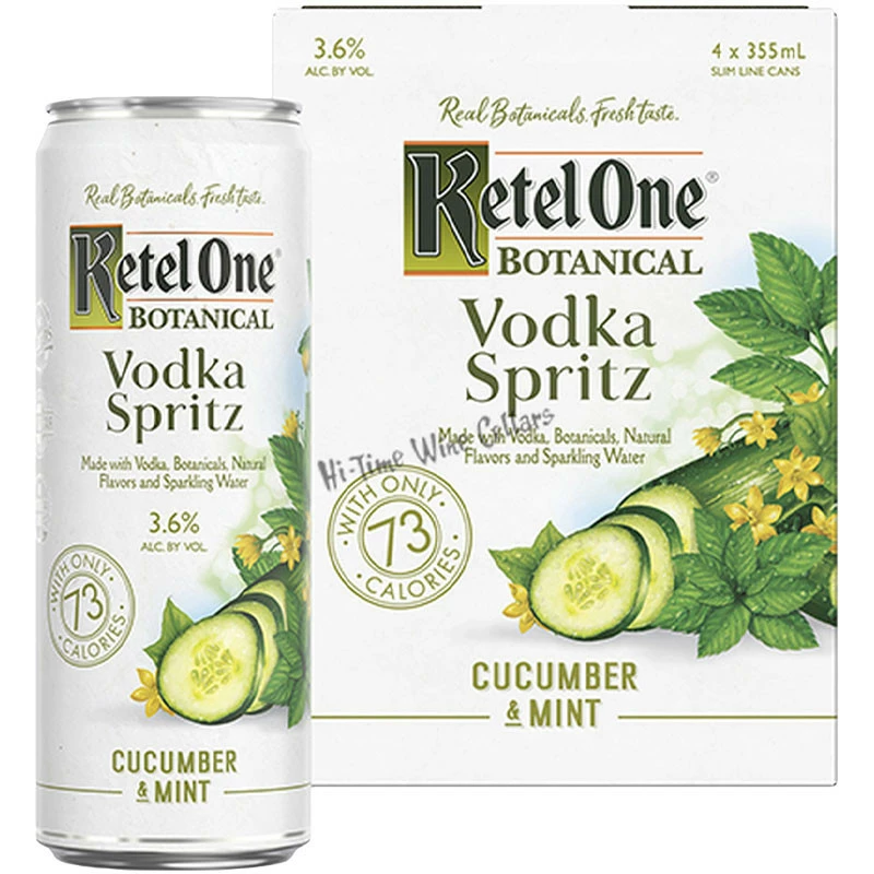 Ketel One Botanical Cucumber & Mint Vodka Spritz 4-Pack 1 Ketel One Botanical Cucumber & Mint Vodka Spritz 4-Pack