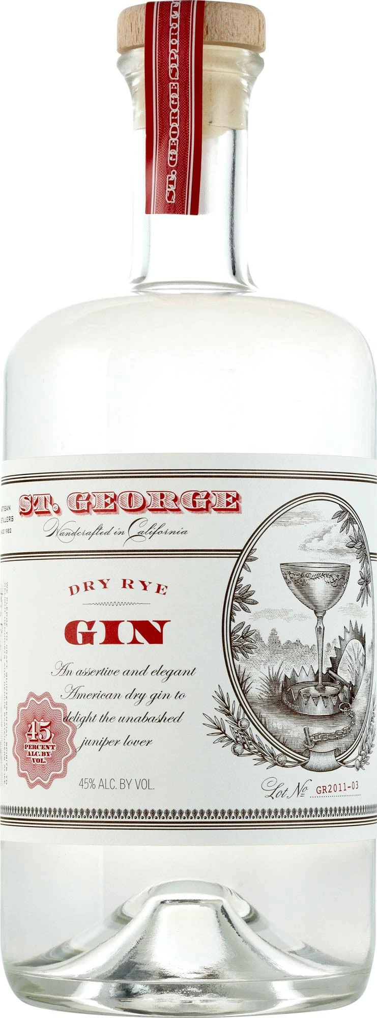 St. George Gin Dry Rye 1 St. George Gin Dry Rye