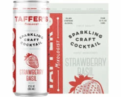 Taffer's Strawberry Basil Sparkling Craft Cocktail 4-Pack