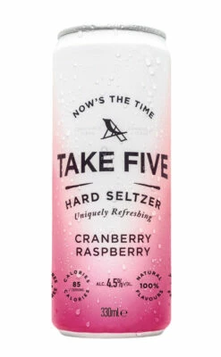 TAKE FIVE Cranberry Raspberry Hard Seltzer 12-Pack