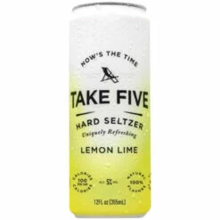 TAKE FIVE Lemon Lime Hard Seltzer 6-Pack