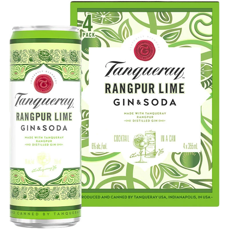 Tanqueray Rangpur Lime Gin & Soda 4-Pack 1 Tanqueray Rangpur Lime Gin & Soda 4-Pack