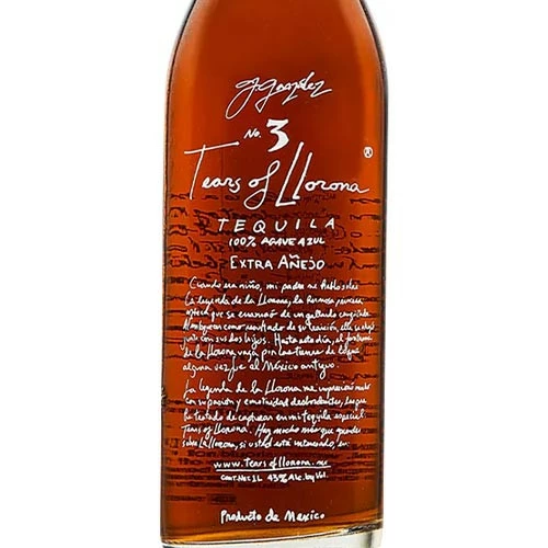 Tears Of Llorona No. 3 Extra Añejo Tequila (375mL) 2 Tears Of Llorona No. 3 Extra Añejo Tequila (375mL) - Image 2