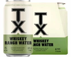 TX Whiskey Ranch Water Cocktail 4-Pack