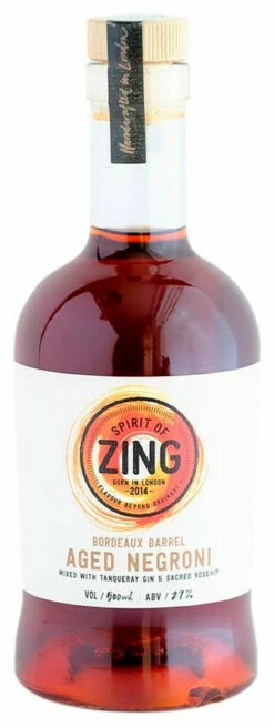 World Of Zing Bordeaux Cask Aged Negroni